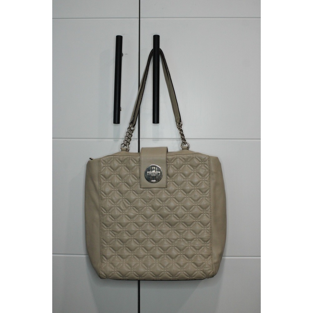 Kate Spade Subtle Tote Off‎ Shoulder Hobo Stye Biege Handbag- EUC